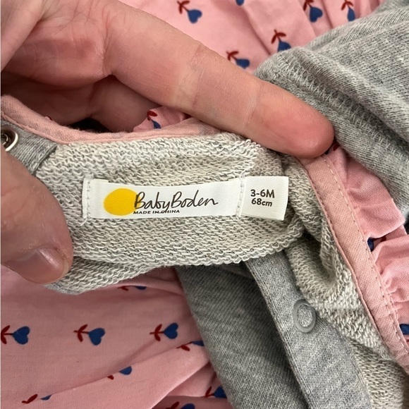 BABY BODEN Rainbow Bunny Dress Y0874 - Picture 7 of 9